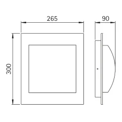 Albert 6209 Wand- / Deckenleuchte, Auslaufmodell