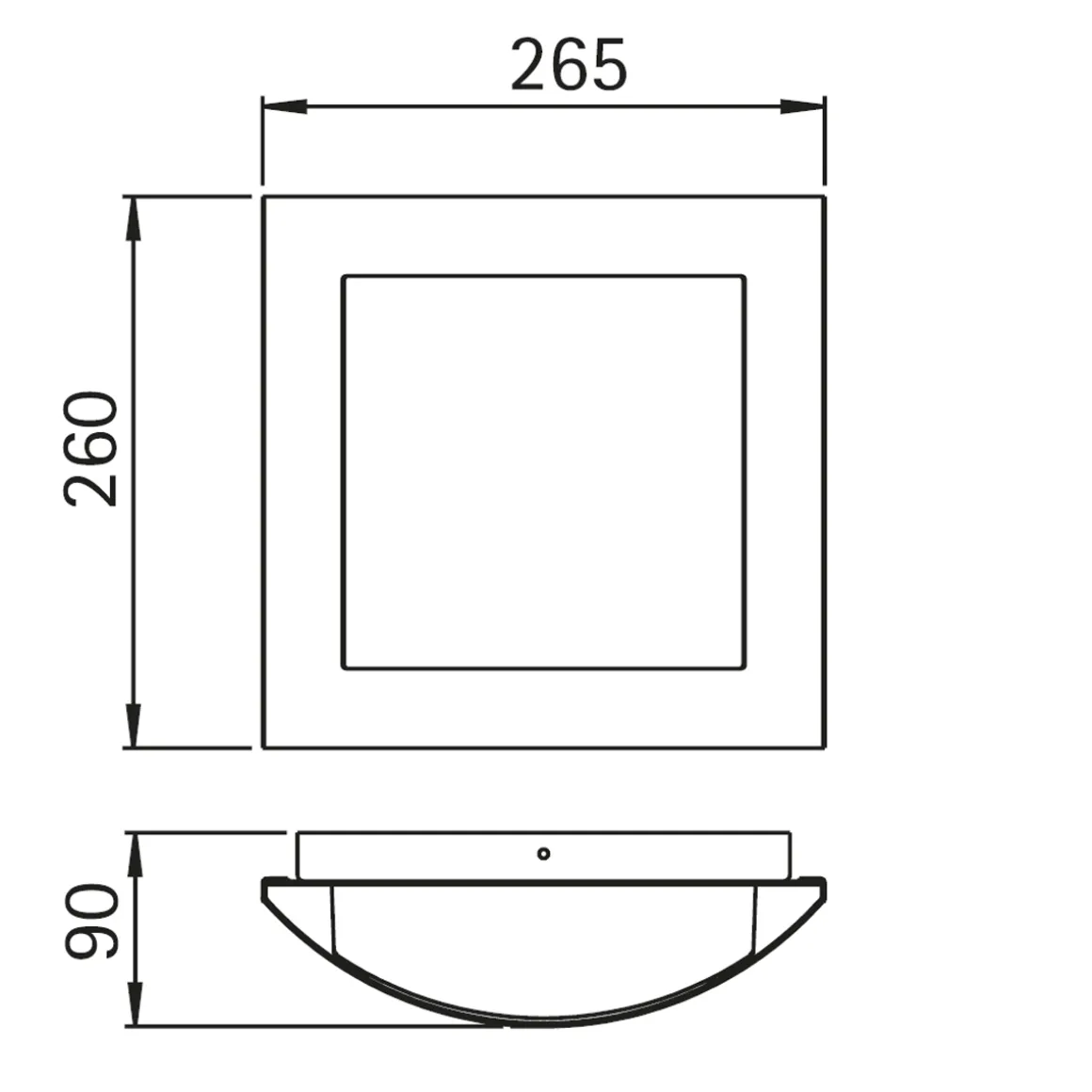 Albert 696193 Wand- / Deckenleuchte