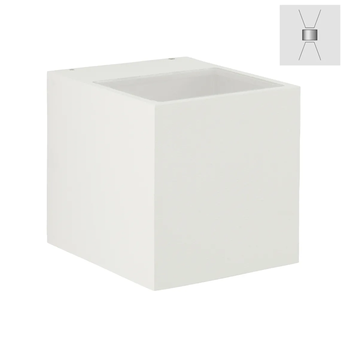 Albert 2417 Wandstrahler, breit/breit