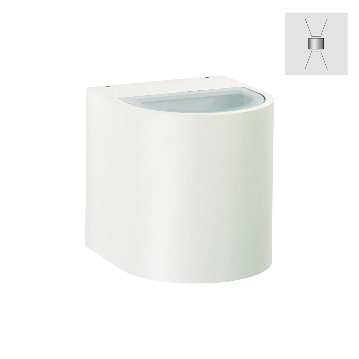 Albert 2402 Wandstrahler, breit/breit