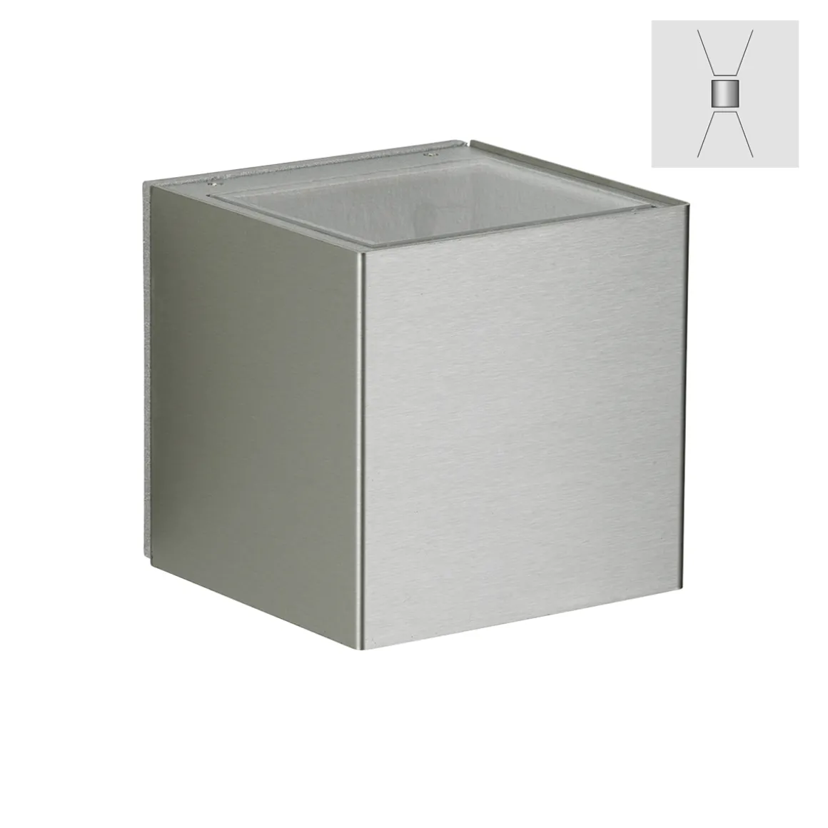 Albert 692375 Wandstrahler, breit/breit