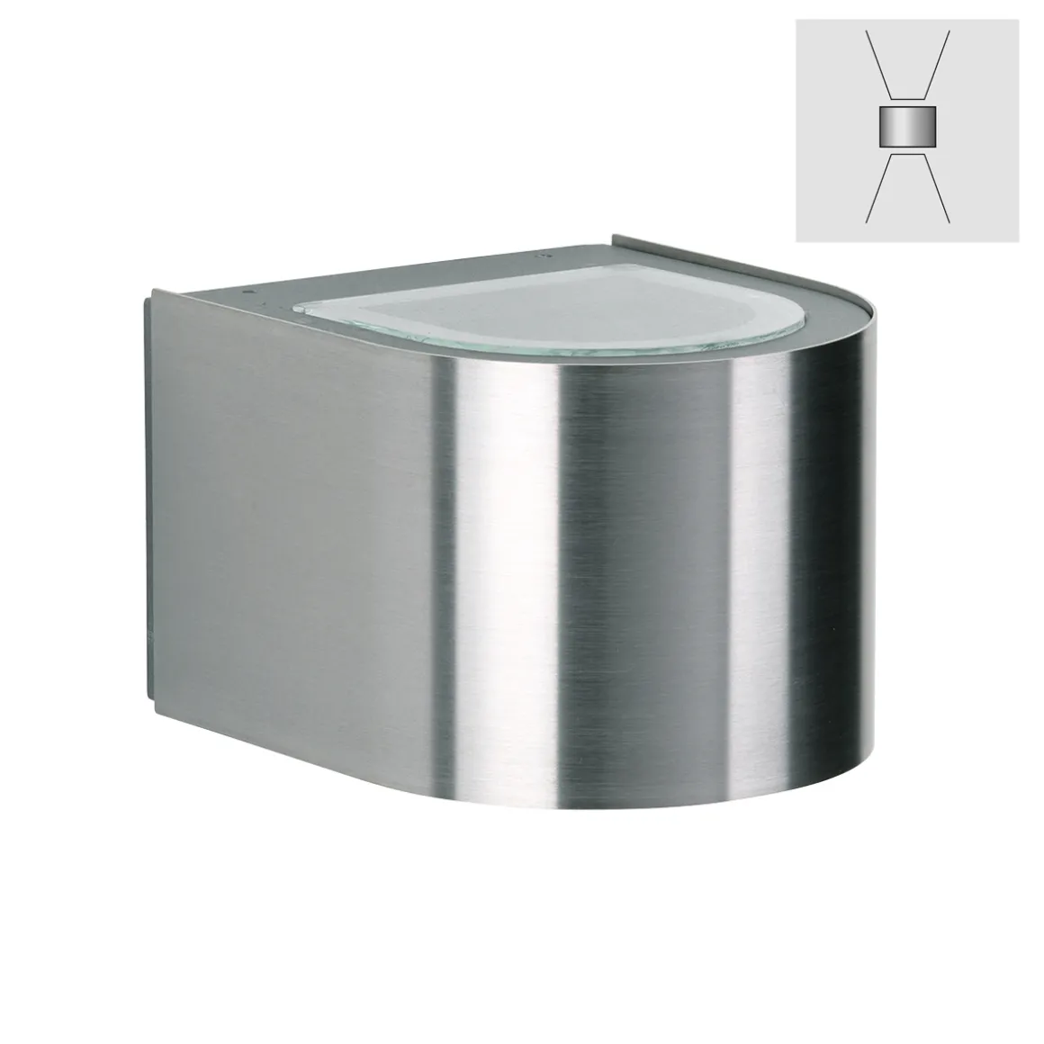 Albert 692337 Wandstrahler, breit/breit