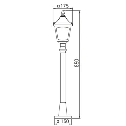 Albert 4128 Wegeleuchte
