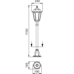 Albert 4142 Wegeleuchte