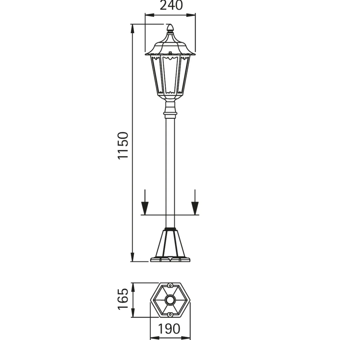 Albert 4142 Wegeleuchte