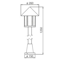 Albert 4126 Wegeleuchte