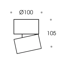 Antidark by Lumexx Easy LED Wand- / Deckenleuchte, 18 W