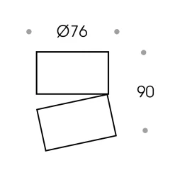 Antidark by Lumexx Easy Mini LED Wand- / Deckenleuchte