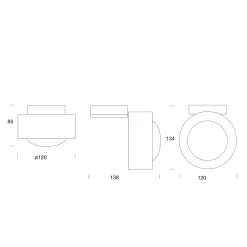 Antidark by Lumexx Luxx LED Wand- / Deckenleuchte