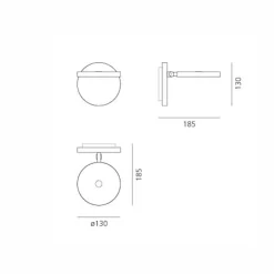 Artemide Demetra Faretto LED mit Dimmschalter