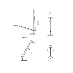 Artemide Demetra Micro LED Tavolo