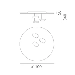 Artemide Droplet LED Soffitto