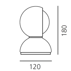 Artemide Eclisse Tavolo, Rückläufer