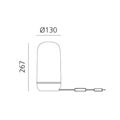 Artemide Gople Plug Tavolo