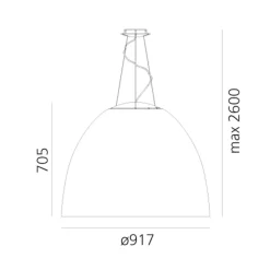 Artemide Nur Acoustic LED Sospensione