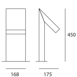 Artemide Outdoor Chilone LED Pollerleuchte