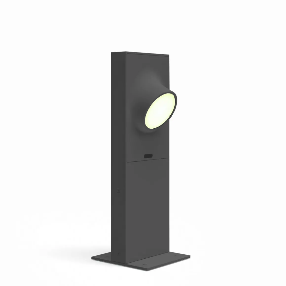 Artemide Outdoor Ciclope LED Pollerleuchte, einseitiger Lichtaustritt