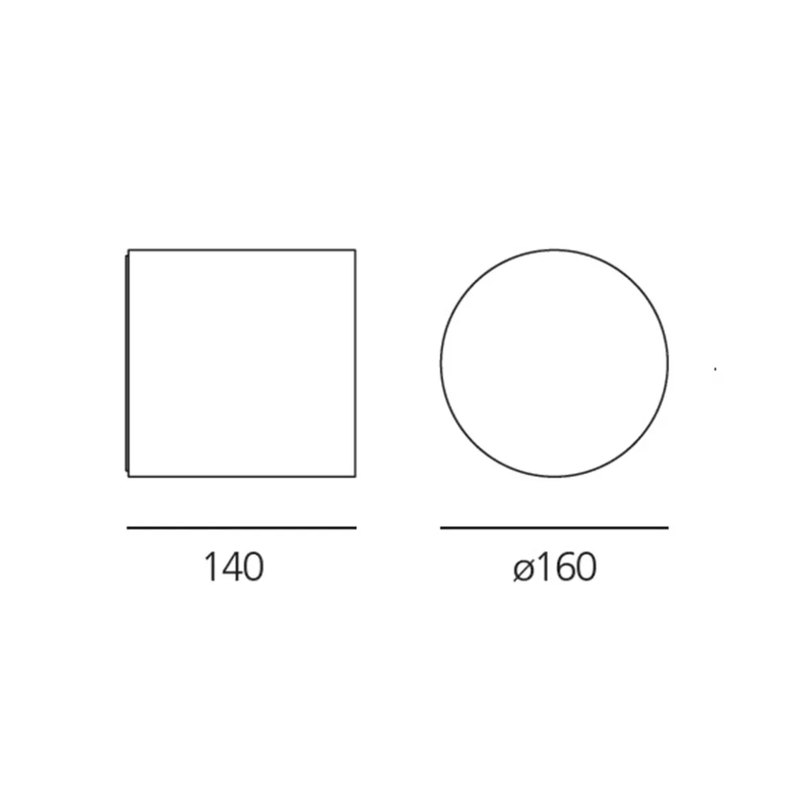Artemide Outdoor Effetto 16R LED Außenwandleuchte 4L, 4 x 40°