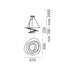 Artemide Pirce Mini Sospensione