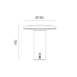 Artemide Takku LED Akkuleuchte