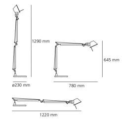 Artemide Tolomeo Tavolo LED TW