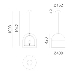 Artemide Yanzi LED Sospensione