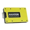 Aviator Wallet Aluminium Electric Lime Slide Slim Wallet Geldbörse