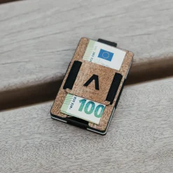 Aviator Wallet Wood x Carbon Fiber Cash Clip Style 