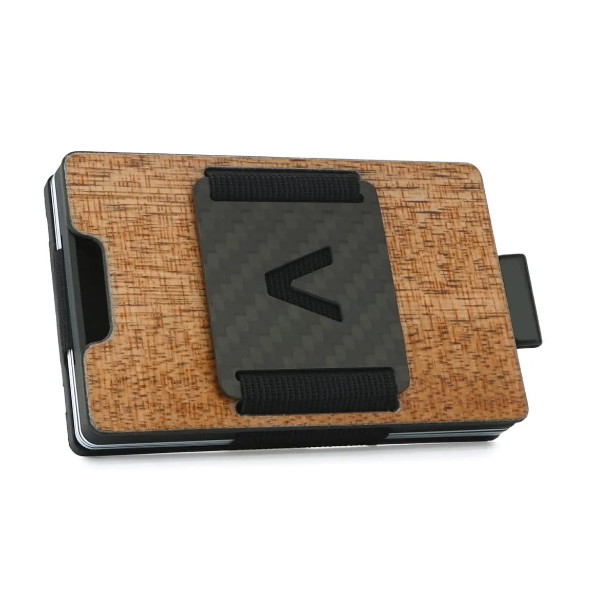 Aviator Wallet Wood x Carbon Fiber Slide Slim Wallet Geldbörse