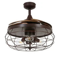 Beacon Lighting Industri Deckenventilator mit Licht