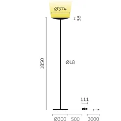 Belux Classic LED Stehleuchte