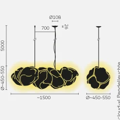Belux Cloud-XL LED Pendelleuchte