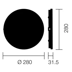 Belux Hello Wand- / Deckenanschluss mit Konverter