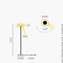 Belux Oto-01 LED Leseleuchte