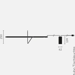 Belux Tubo LED Tischleuchte