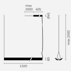 Belux UpDown LED Pendelleuchte 32