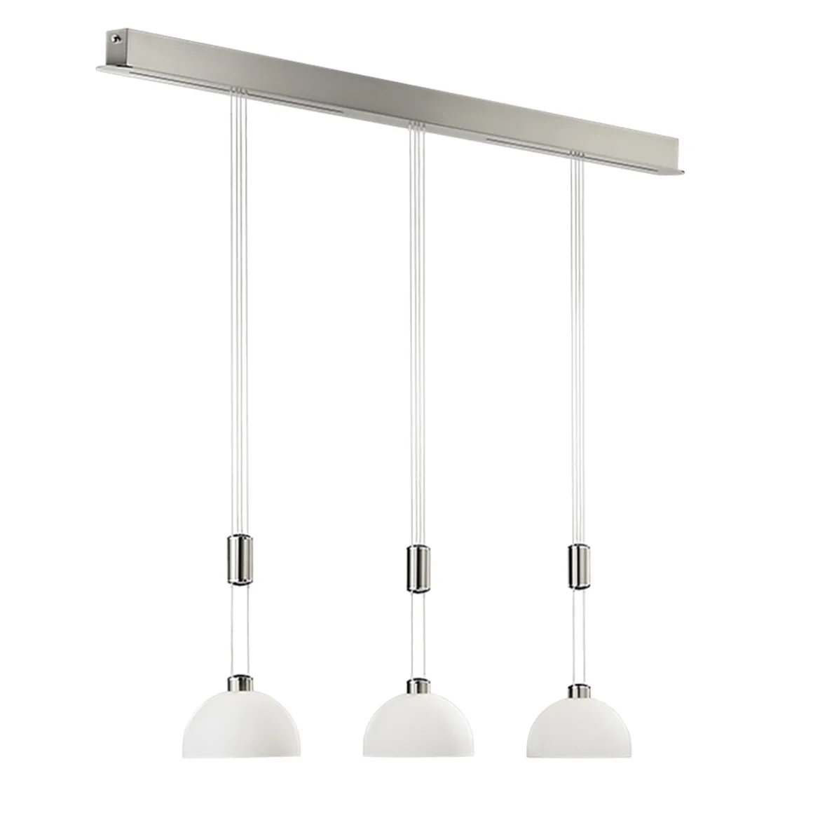 B+M Leuchten Moon II LED Pendelleuchte, seitlich verschiebbar