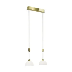 B+M Leuchten Moon II LED Pendelleuchte, 2-flg.