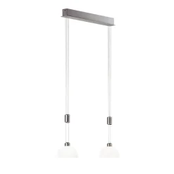 B+M Leuchten Moon II LED Pendelleuchte, 2-flg.