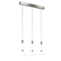 B+M Leuchten Moon II LED Pendelleuchte, 3-flg.