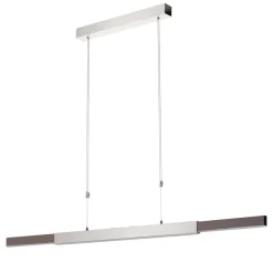 B+M Leuchten Move LED Pendelleuchte, Nickel matt