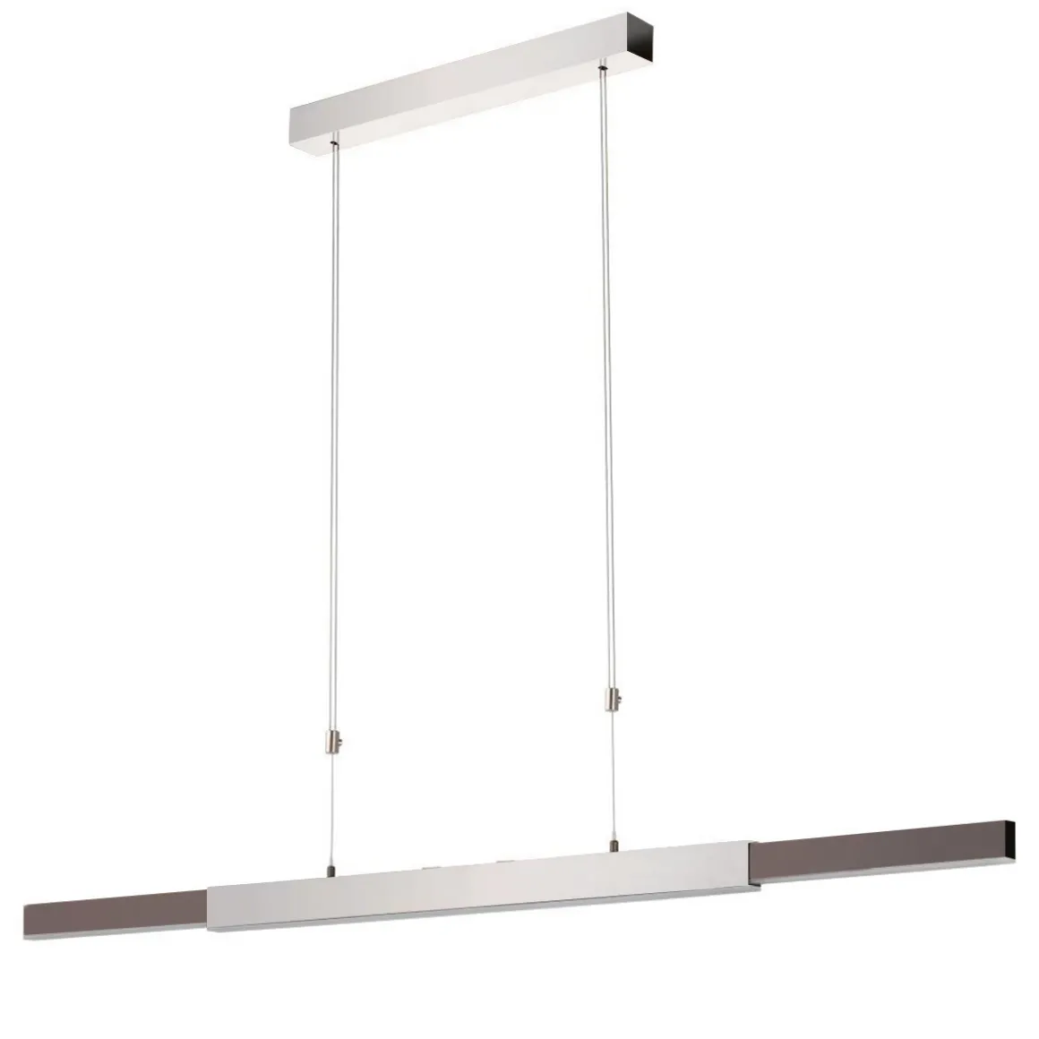 B+M Leuchten Move LED Pendelleuchte, Nickel matt