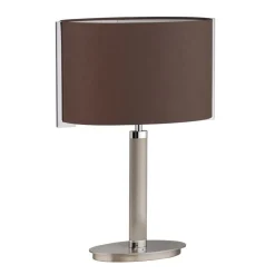 B+M Leuchten Stripe Tischleuchte, Nickel matt / Chrom