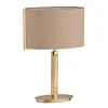 B+M Leuchten Stripe Tischleuchte, Messing matt / poliert