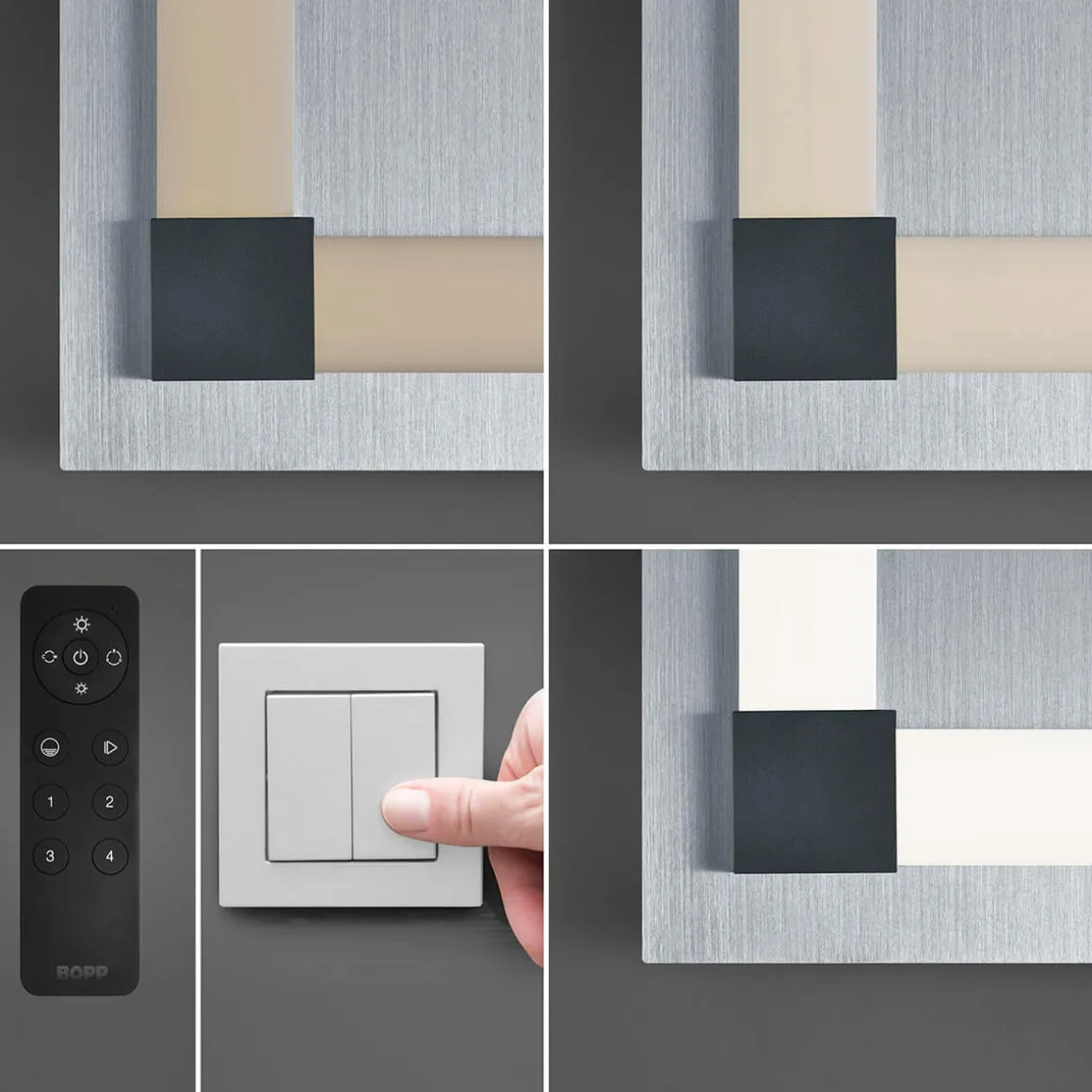 Bopp Plus Plain LED Deckenleuchte, mit ZigBee