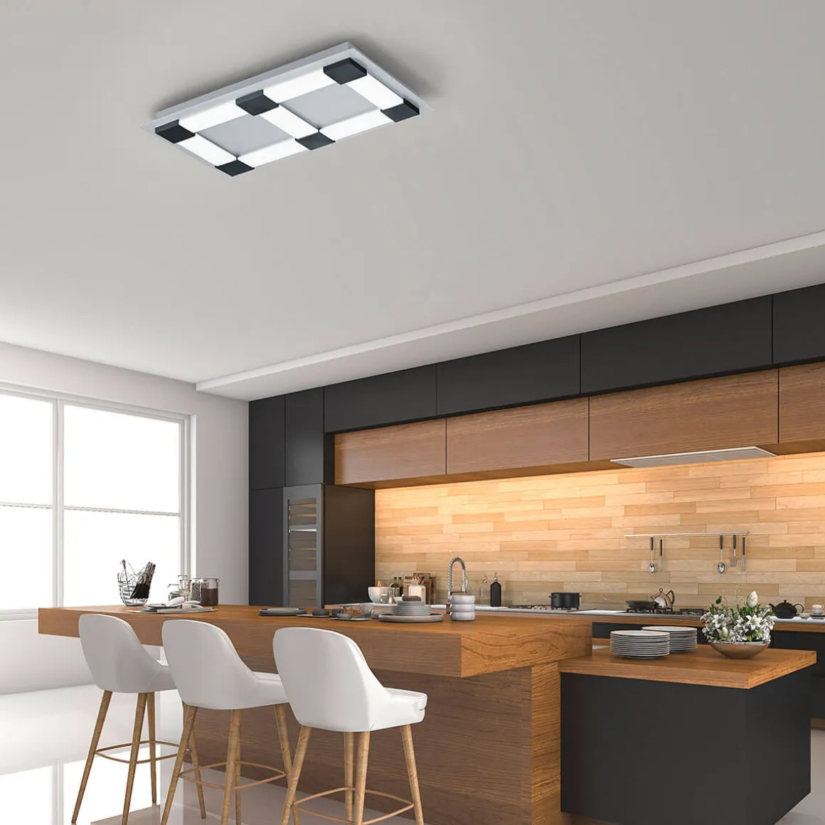 Bopp Plus Plain LED Deckenleuchte, mit ZigBee