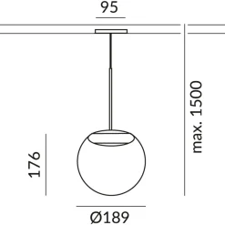 Bruck All-In Blop Moll LED Pendel