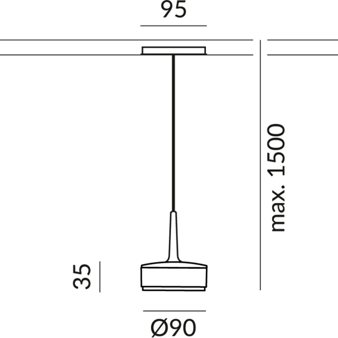 Bruck All-In Tuto II LED Pendel
