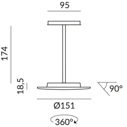 Bruck All-In Up LED Strahler