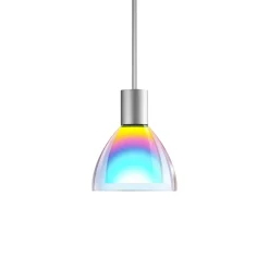 Bruck Duolare Silva Neo Ø: 11 cm Fassung: Chrom matt LED Pendelleuchte